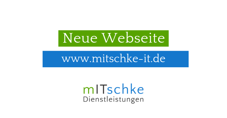 neue Webseite für www.mitschke-it.de erstellt